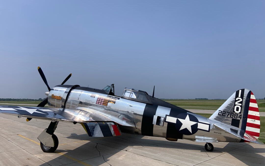 P-47D “Bonnie” Makes Public Debut in New Paint Scheme at “Festival of Flight”